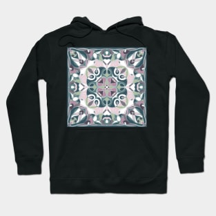 East square ornament Hoodie